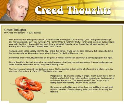 creed thoughts wikipedia.